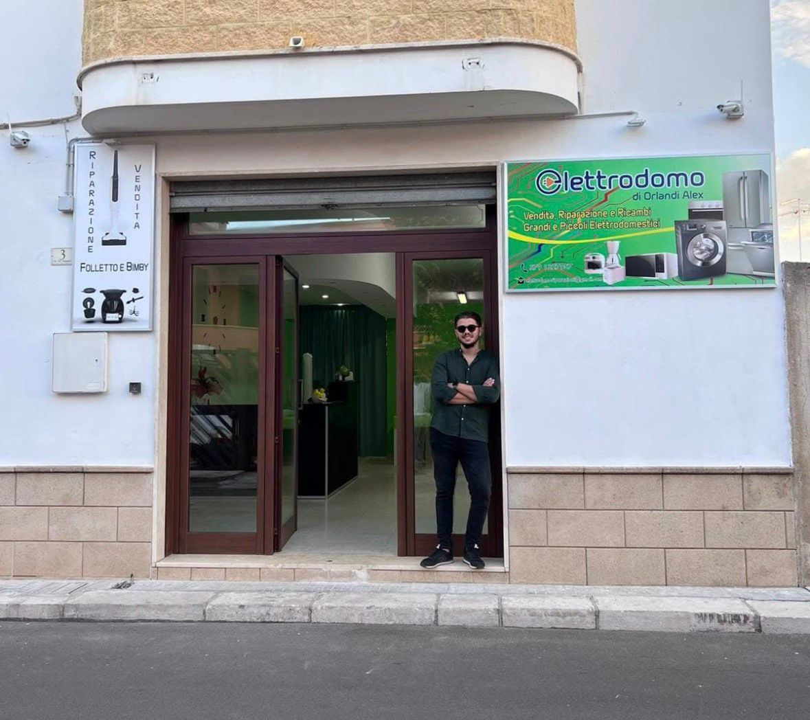 Alexandro Orlandi al lavoro